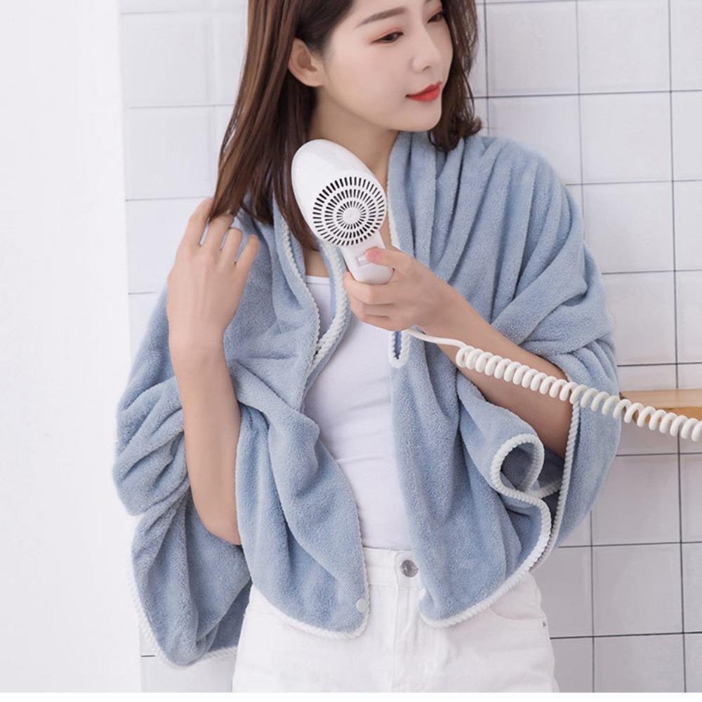 Coral Fleece Bath Skirt Wearable Wrap Home Bath Robe Adult Women Thickened Absorbent Towel Bath Dress