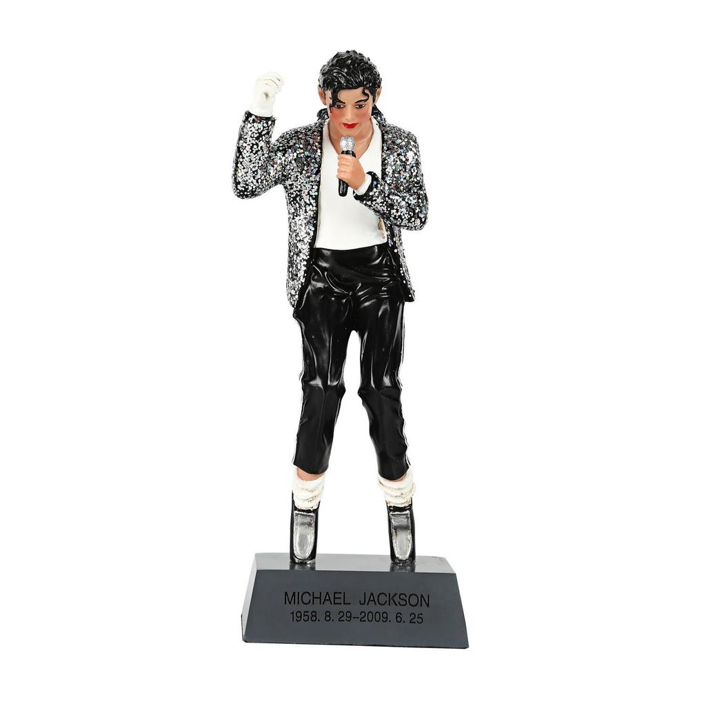 Jackson Resin Figurine: American-Style Celebrity Home Decor Doll