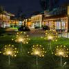 Solar Garden Lights 200LED Waterproof Outdoor Firework Lamps Copper Wire Fairy Lights for Lawn Pathway Yard Patio Garden Decorative Lighting