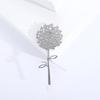 Edelstahl Pusteblume Boutique Bekleidungsaccessoires, Promi-Temperament Brosche Korsage