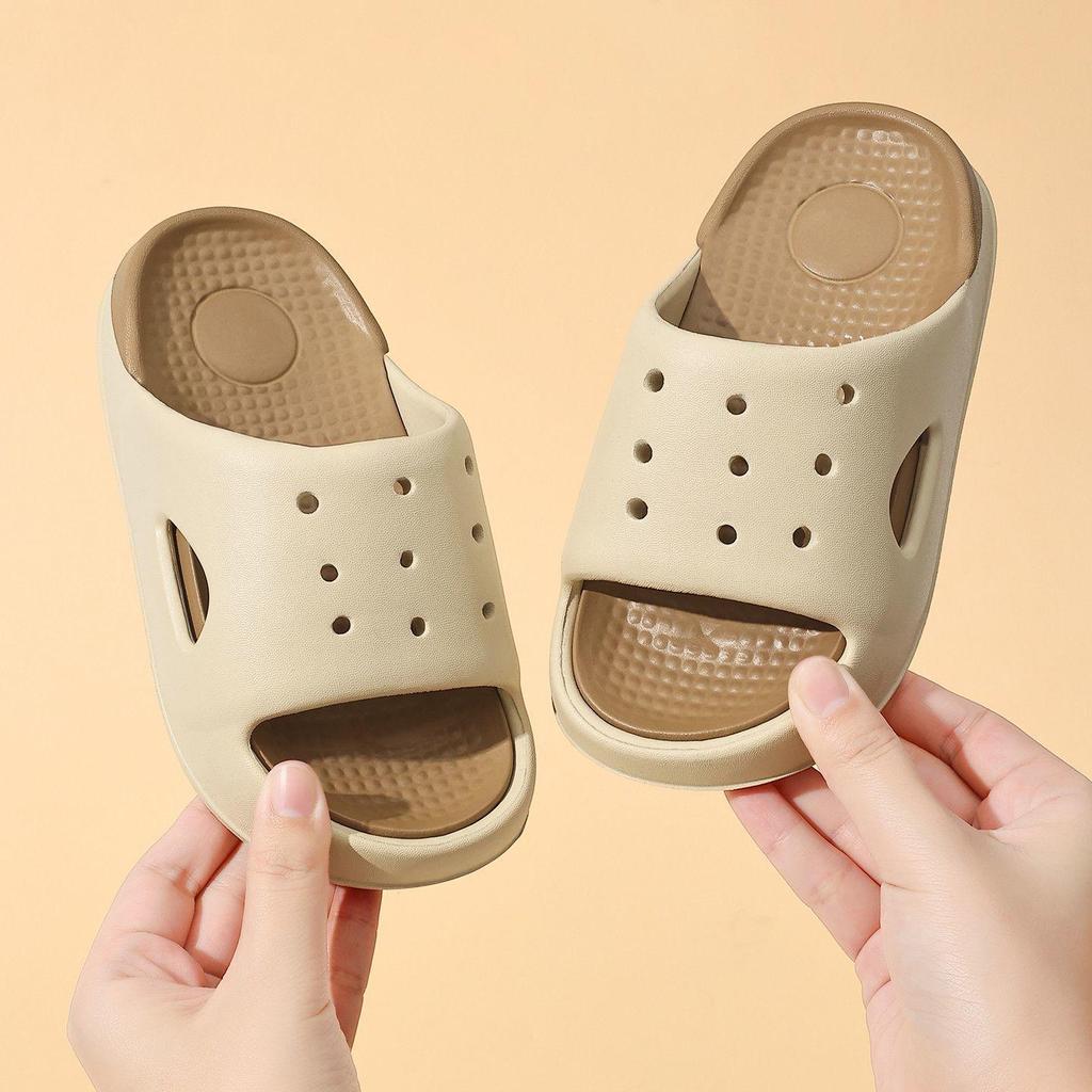 Summer 2026 Kids' Non-slip Indoor Slippers: EVA Bath Sandals for Boys & Girls, Parent-Child Style