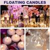 30Pcs Unscented Floating Candle Decorative Floating Candle for Wedding Pool,Valentine Day Bathtub,Christmas Decoration