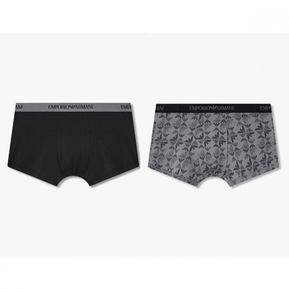 

Emporio Armani Men S Logo Banding Cotton drawerS 2 Pack Set 0815312332 0815312333 S(95)