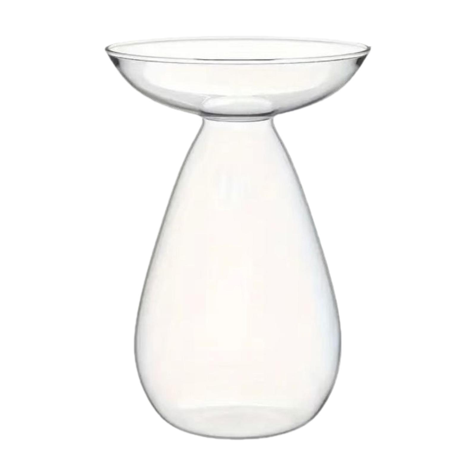 

Hydroponics Floral Vase Glass Planter Desktop Ornament,Stylish,Decorative Vase,Plant Propagation Station for Kitchen Bedroom прозорий