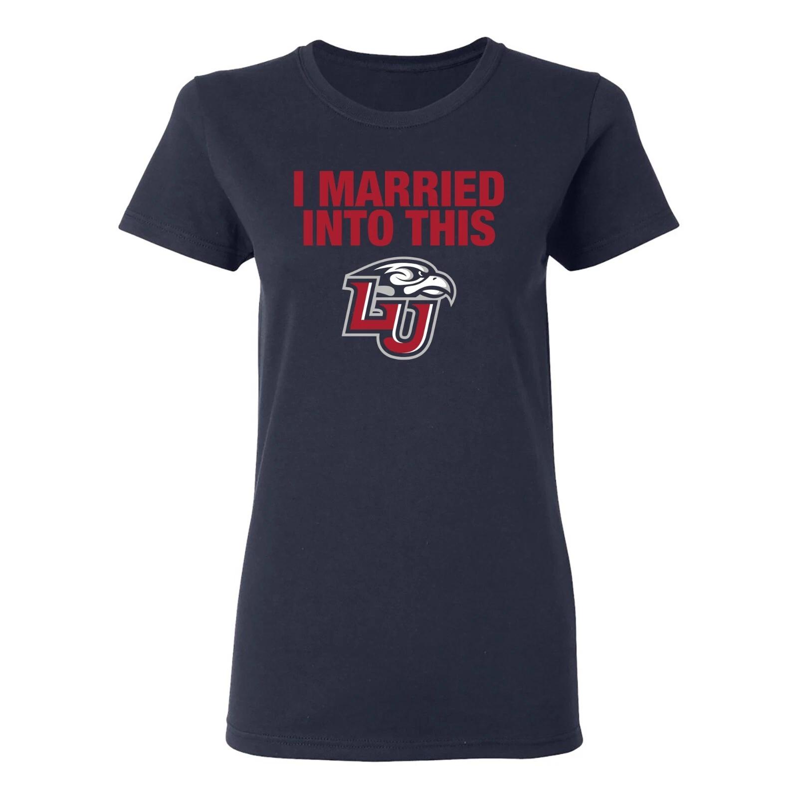 Liberty I Married Into This Women s T-Shirt - Navy 3XL