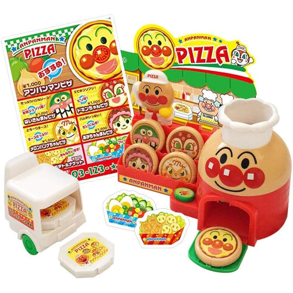 Sega FAVE (SEGA FAVE) Go crazy on an Anpanman bike! Anpanman pizza delivery shop