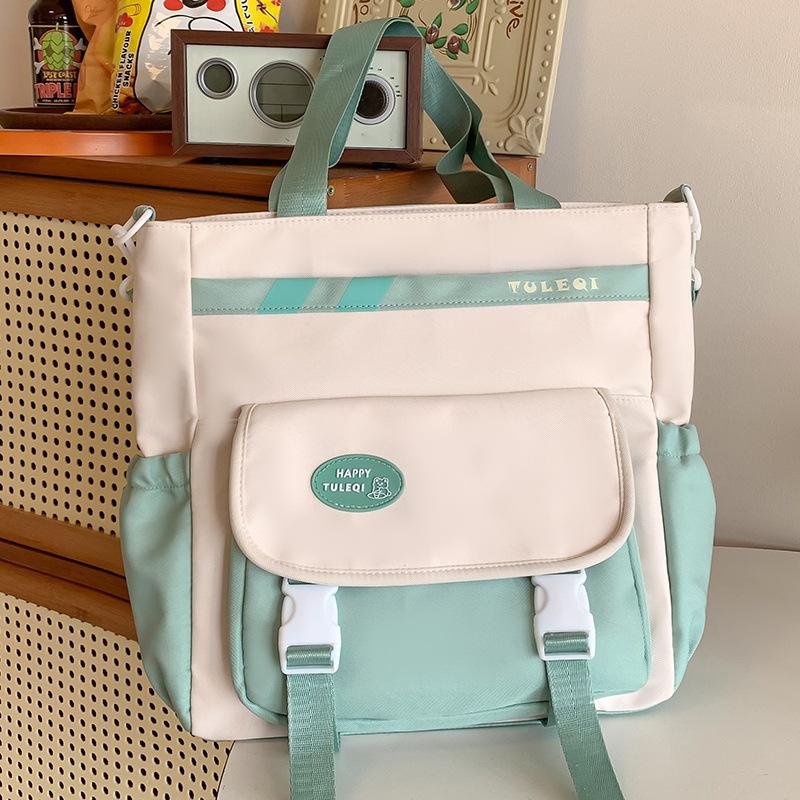 Grundschulmädchen Burgunderfarbenes Zweiteiler-Set mit Schultasche Junior High School High School Rucksack