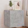 VidaXL Wall-Mounted TV Furniture and LED Lights 2pcs, Hanging TV Cabinets with Storage, Floating TV Furniture 837253