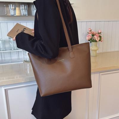 Large-capacity Bag, New High-end College Student Class Shoulder Bag, Women's Portable Commuter Tote Bag