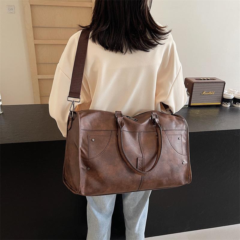 Women's Fashion Trendy Large Capacity Business Travel Hand Luggage Bag Design Excursion Bag