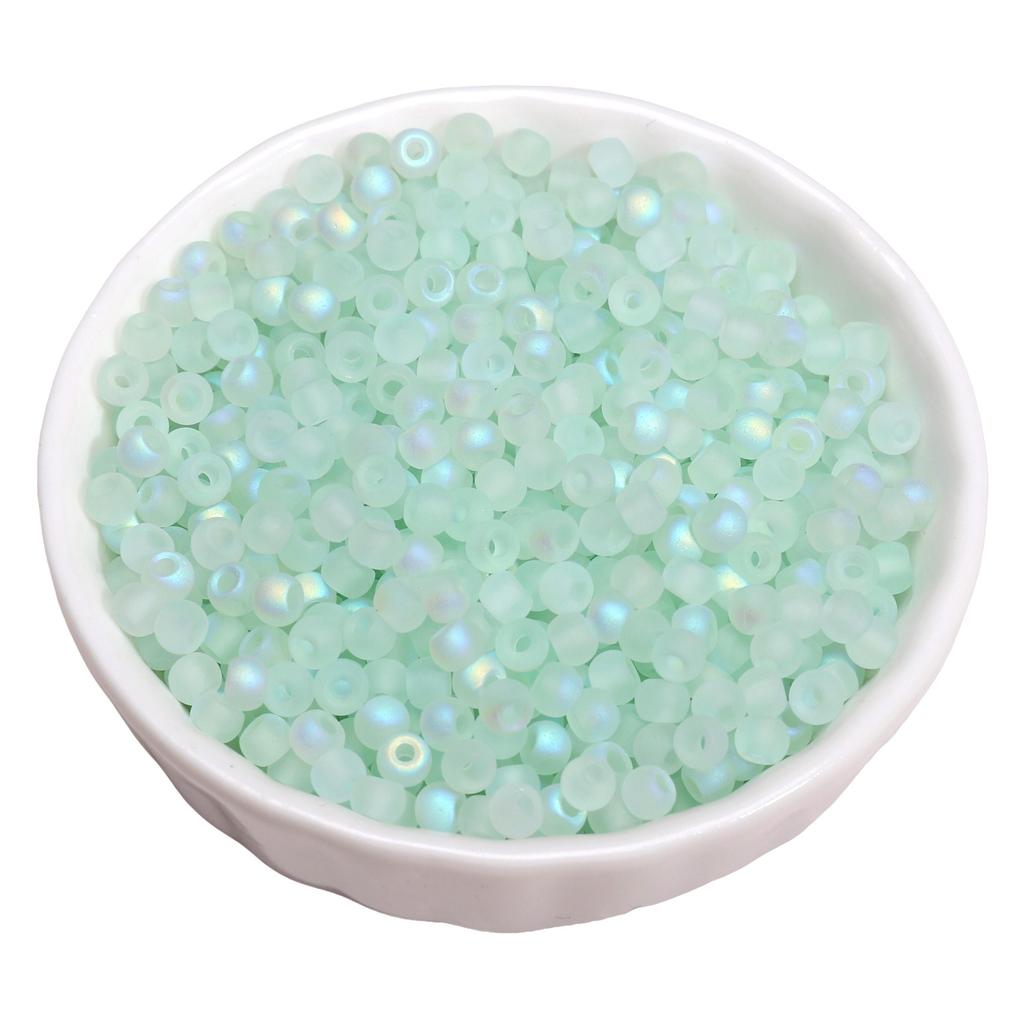 85/170Pcs Domestic Premium Glass frosted Aurora Seed Beads DIY Bracelet Necklace For Jewelry Making Accessories