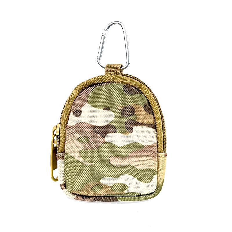 2024 Mini Tactical Waist Bag - Round, Wear-Resistant Oxford Cloth Small Storage Wallet