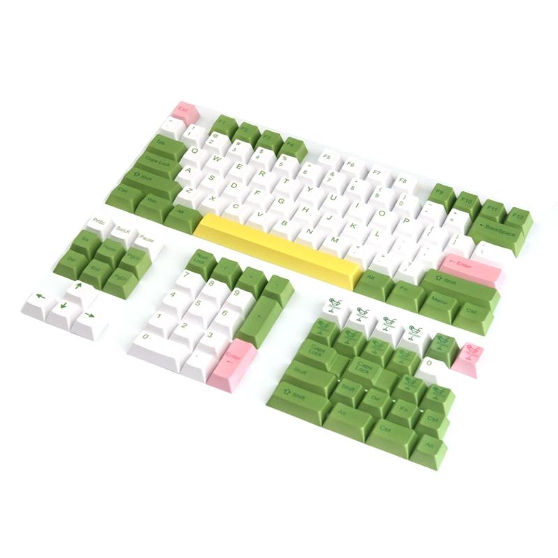 128 tasten/set Profil Original Keycap Für Mechanische Tastatur PBT Farbstoff Sublimation für Schlüssel s