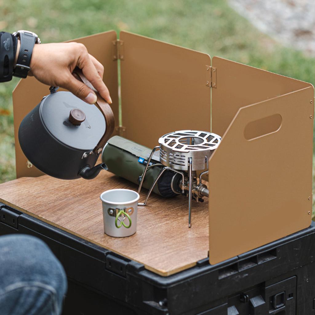 Camp Burners Windshield Burners Grills Wind Blockers Outdoor Stove Windshield for Outdoor Cooking