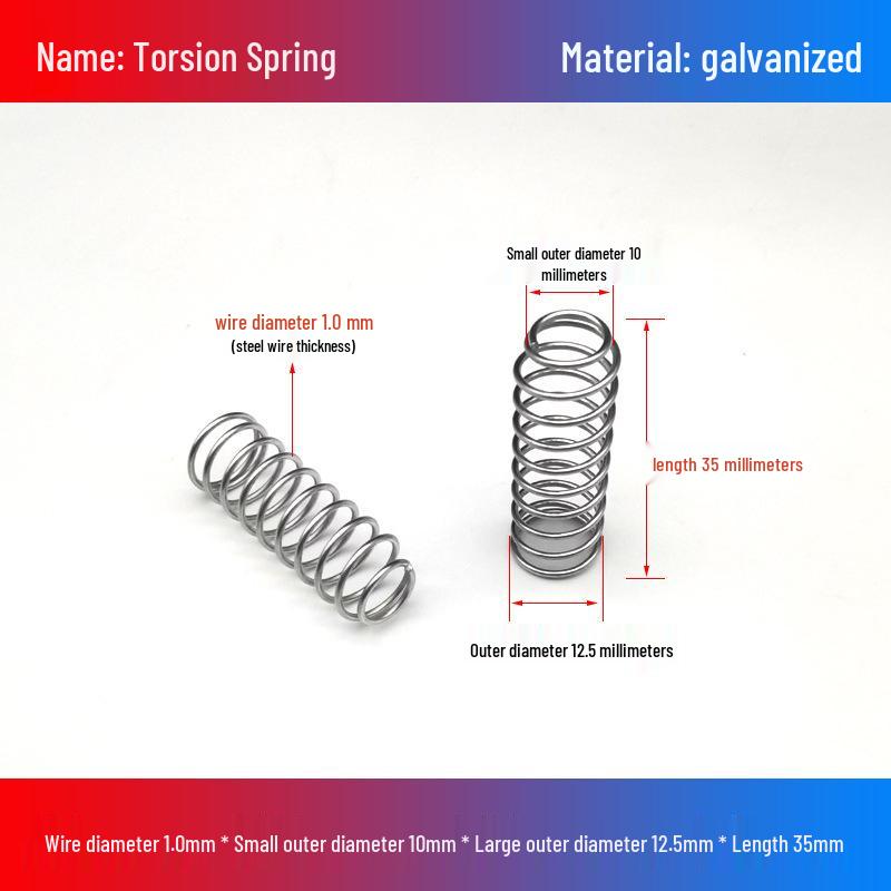 Stainless Steel Pagoda-Shaped Trapezoidal Compression Spring for Battery