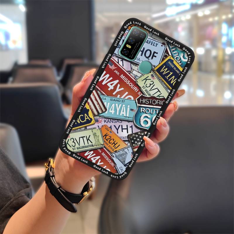 Full Wrap Silicone Phone Case For Doogee N30 Waterproof Durable Cartoon Fashion Design Back Cover Anti-dust Anti-knock