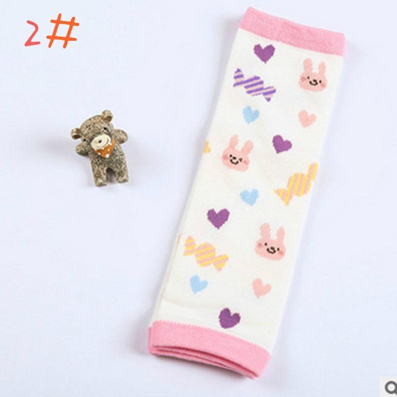 Baby Legs Warmer Cotton Cartoon Knee Childern Girl Baby Knee Pad Bow Soft Socks Children Accessories