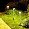 Newest 10pcs Solar Lamps Garden Lights Solar Powered Lamp Lantern IP44 Landscape Lighting Pathway Yard Lawn Garden Outdoor Decor