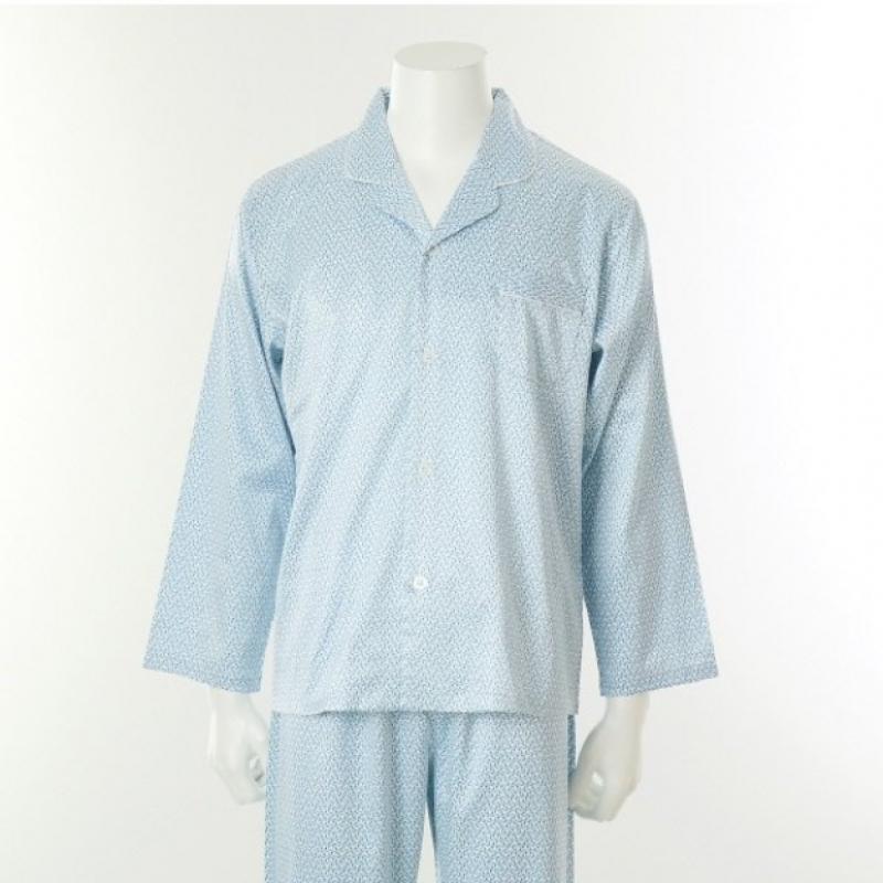Venus Soft Silk Feel PaStel Geometric Print Men S Pajama Set Vpaa202m