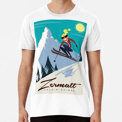 Zermatt Ski Poster T-Shirt