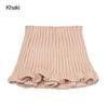 Women Windproof Detachable Warm Neck Guard Knitted Fake Collar Turtleneck Scarf