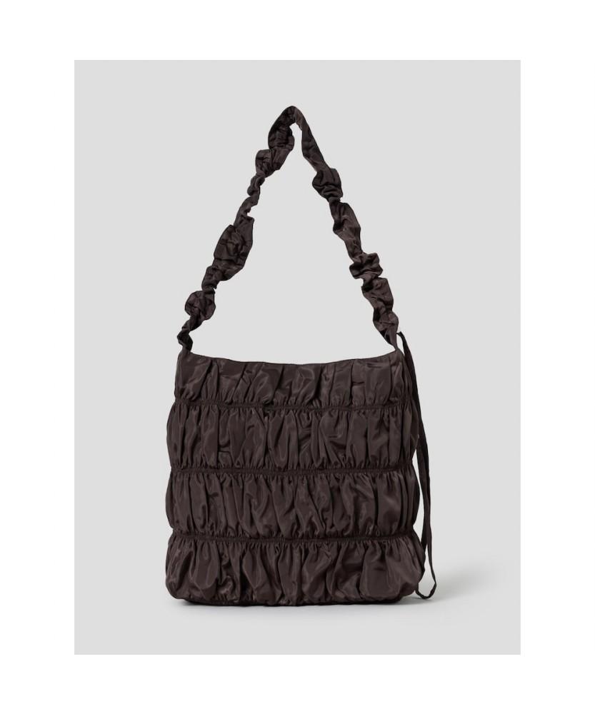 8seconds 3-Tier Shirred Crossbody Bag Medium Brown