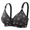 Sutien Brodat Floral Fără Fir Curele Reglabile Material Moale Design Respirabil Potrivire Confortabilă Purtare Zilnică Suport