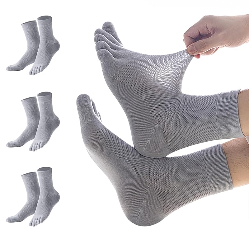 

[TSGarden] 5 finger socks men s five finger socks mesh structure cotton ventilation I can t get stuffy Sweat absorbent and quick drying Antibacterial