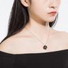 Collana Quadrifoglio Rotante 2021 Donna Stessa di Douyin Tendenza Personalità Semplice Temperamento Catena Clavicola Gioielli