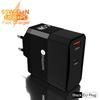 Chargeur Rapide GaN 65W QC3.0 pour Téléphones & Tablettes, Norme UE