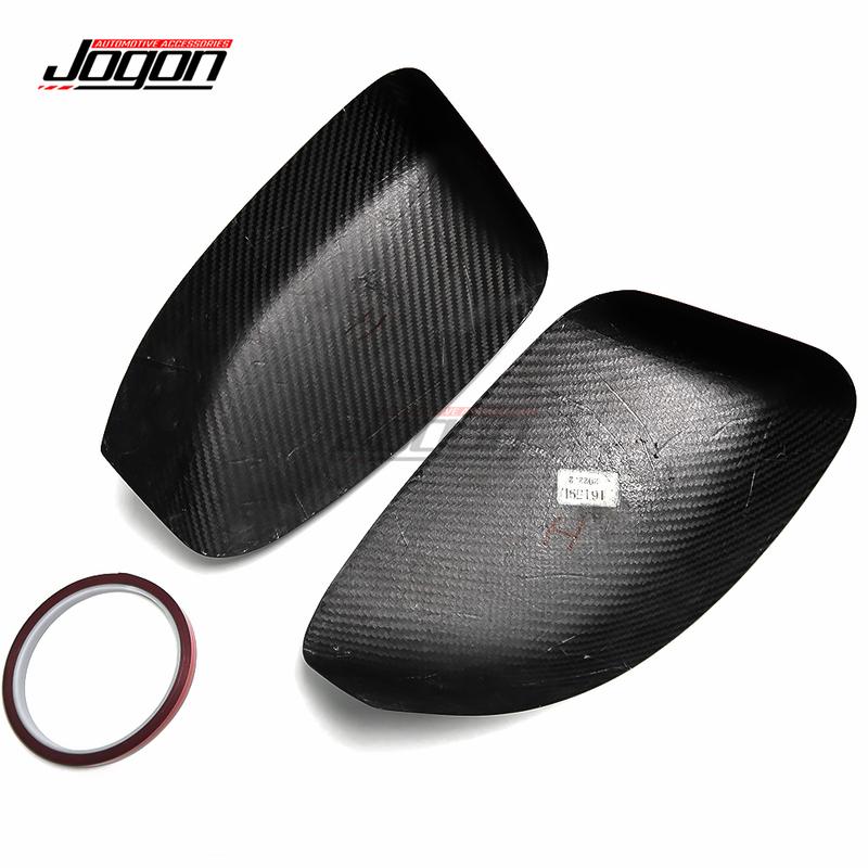 100% Real Carbon Fiber Side Rearview Mirror Caps For Maserati Levante 2016- Car Outlet Side Rear Mirror View Cover Trim