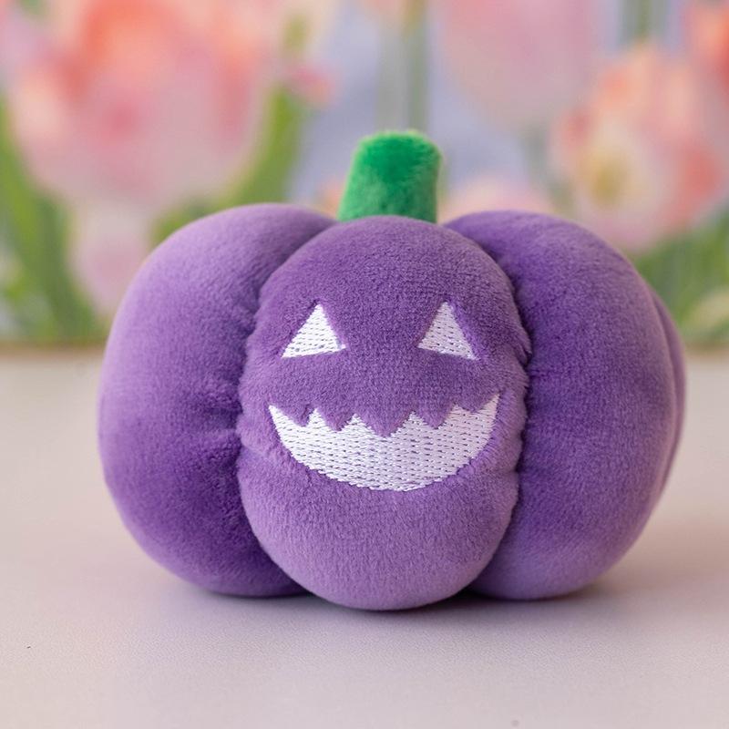 Halloween luminous pumpkin pendant plush toy doll pumpkin doll children's Halloween doll