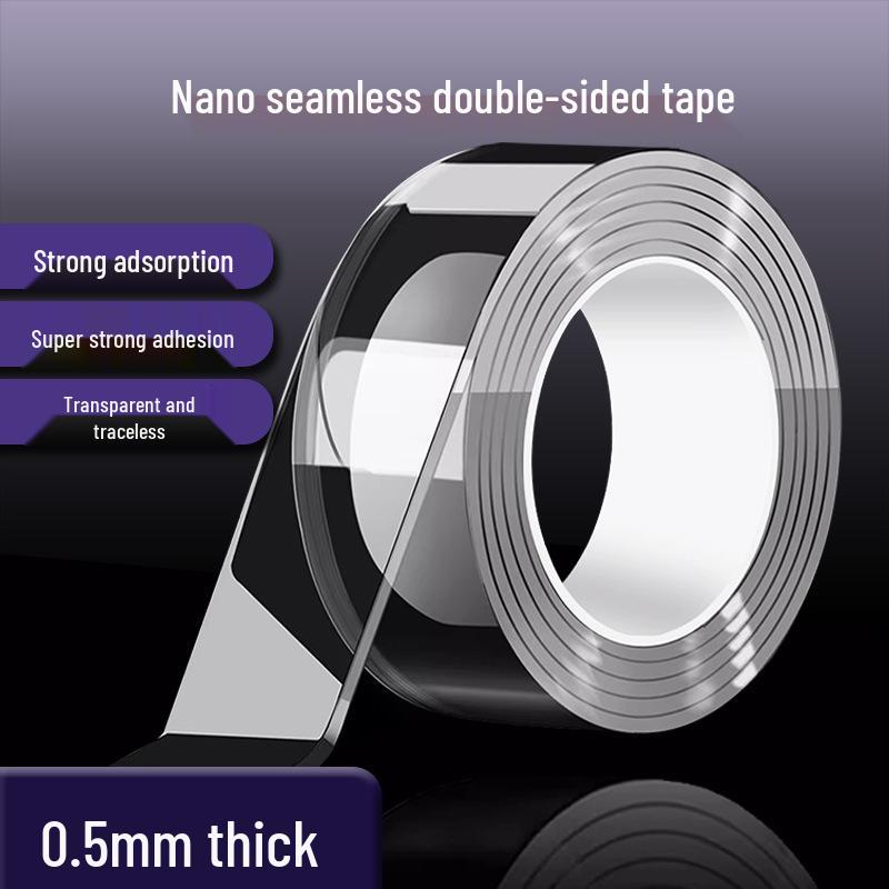

Нано Двусторонняя Прозрачная Водонепроницаемая Лента - Прочная, Без следов, Волшебный Акриловый Клей
