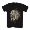 Fashion Medieval Knight Horse Urban Ink Skulls Tattoo Tshirt Summer Cotton Short Sleeve Oneck Unisexs T Shirt New S3xl