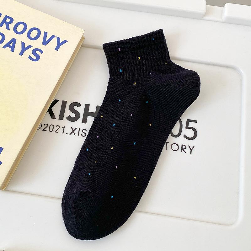 Båtsokker Ren Bomull Dame Vår og Sommer Tynn Mesh Dame Benløse Sommer Helbomull Korte Sokker