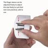 2/4 Pcs Single/DoubleFinger Stainless Steel Finger Protector Adjustable Multifunction Anti-cut Finger Guard Anti-corrosion
