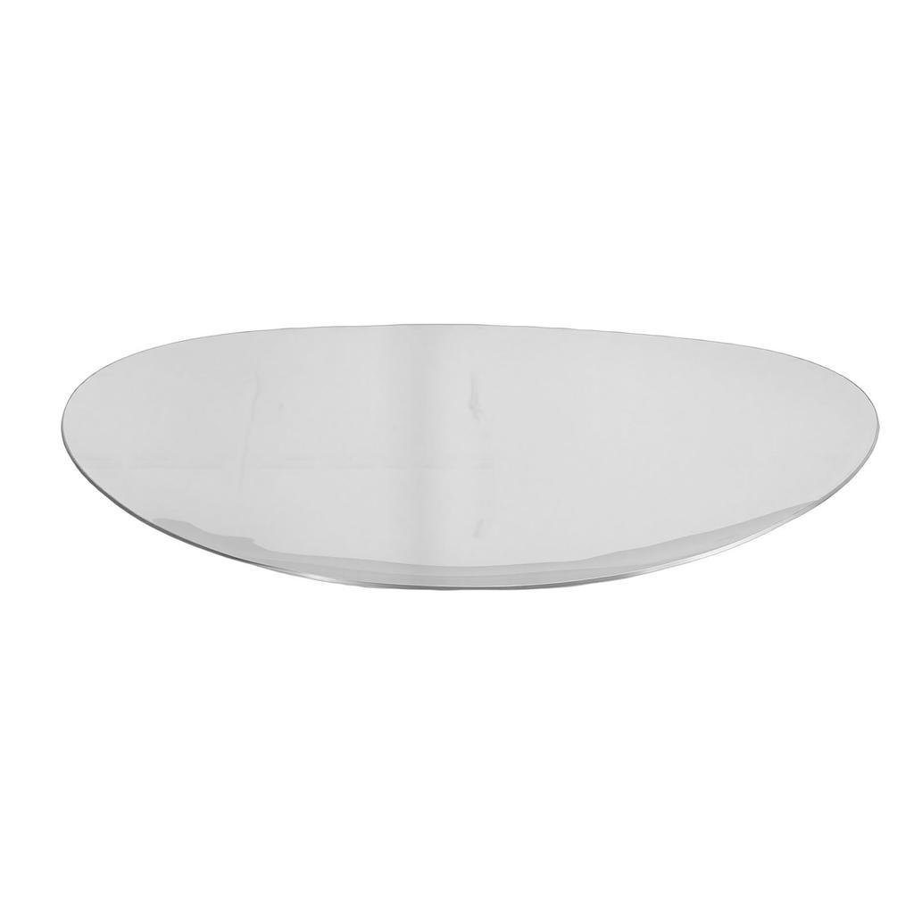 Metal Serving Tray 304 Stainless Steel Modern Luxury Dessert Platter Fruit Tray for Coffee Table Home Decor Silver L