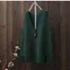 Spring and Autumn Korean Version of The V-neck Solid Color Knit Sweater Vest Women Loose Pullover Hem Fringed Waistcoat