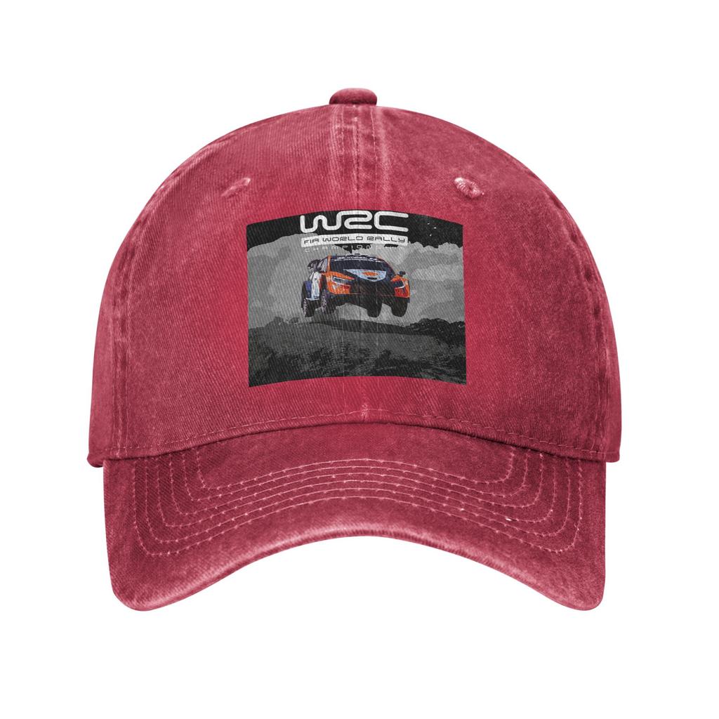 World Rally Championship WRC Denim Fabric Cap Casual Baseball Caps Adjustable Hat Summer Unisex Baseball Hats