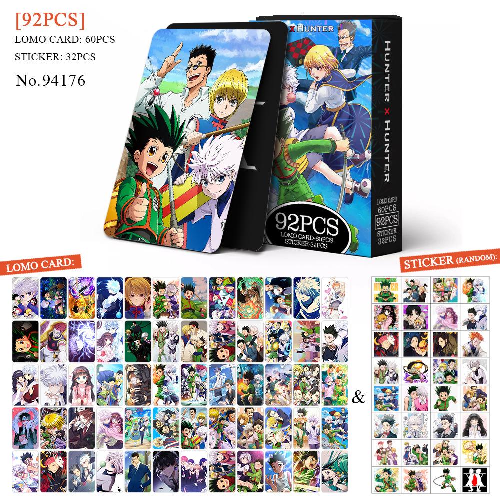 Anime Hunter×Hunter Lomo Card Postcard Collection Cards with Stickers Birthday Gift
