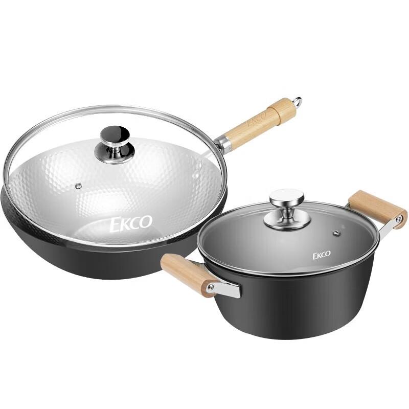 Corning Visions Extreme Iron 2-Piece Wok Set