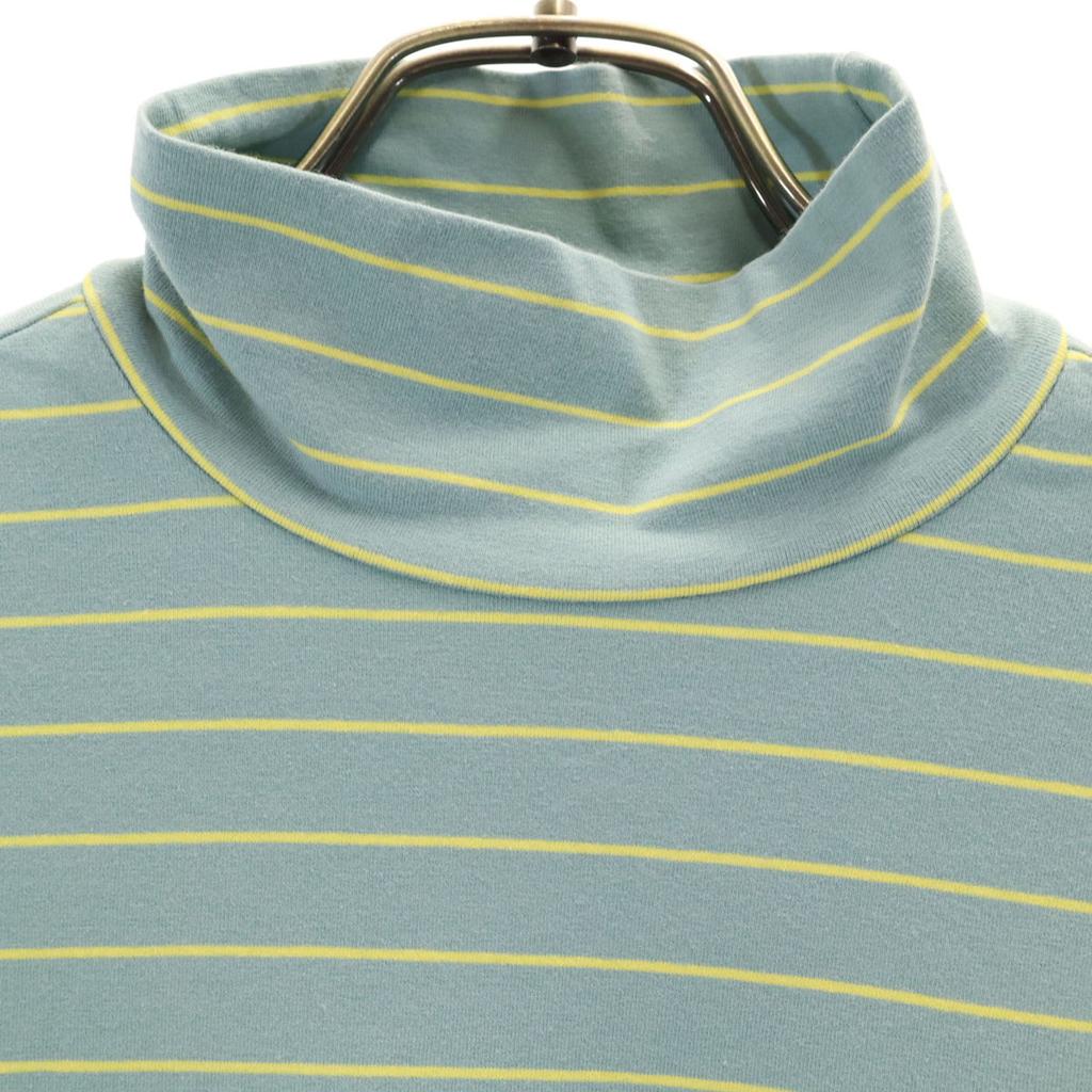 PEARLY GATES Border Pattern golf Long sleeve High neck T-shirt 2 Ron T Women Used