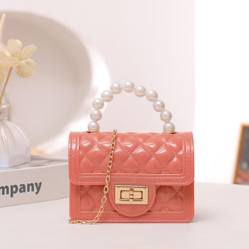 Pearl bag cheap mini bag handbag children's bag silicone jelly bag