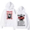 Bruno Mars The Romantic Tour 2026 Concert Hoodies Men Women Fashion Hip Hop Street Sweatshirts High Quality Fleece Casual Hoodie