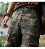 Men's Heavyweight Cotton Camo Jogger Pants - Loose, Multi-Pocket, for Autumn.