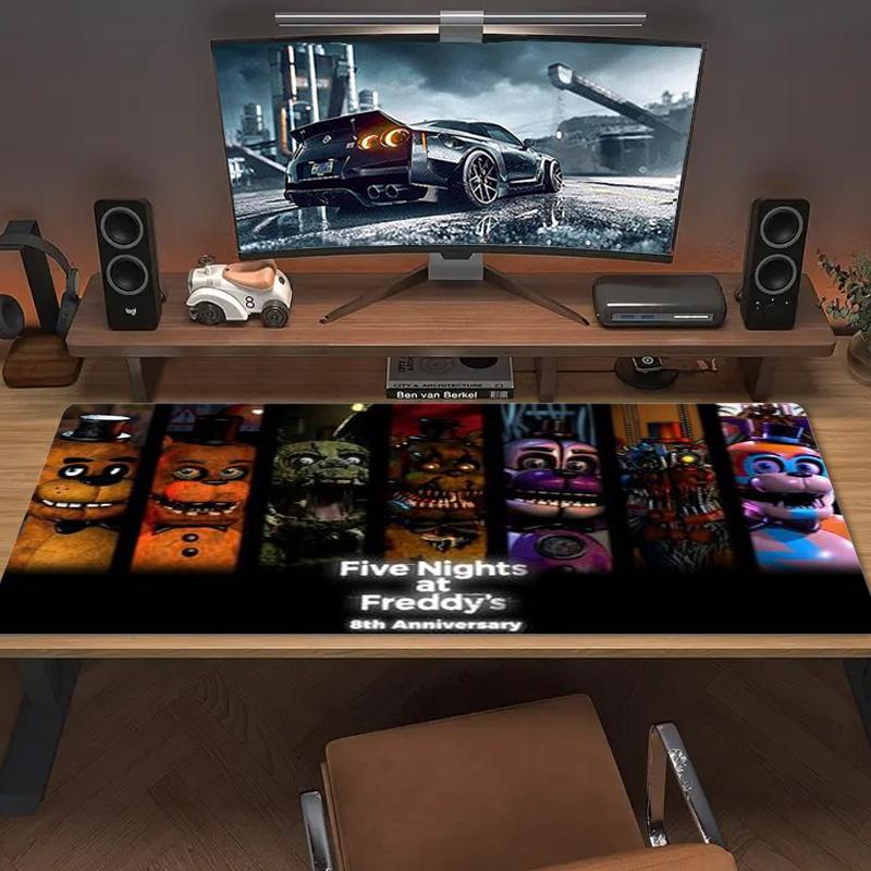 Freddy Nights Color Mouse Pad Large Gaming Table Cushion Non-slip Laptop Tablet Big Mousepad XXL Mat Mini PC Playmat With Lock edge