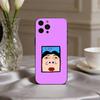 Funny I Am C-Cool Pattern  Phone Case For iPhone 17pro,16,15,14,13,12,11 Plus,Pro Max,XS,Soft Silicone Black Cover