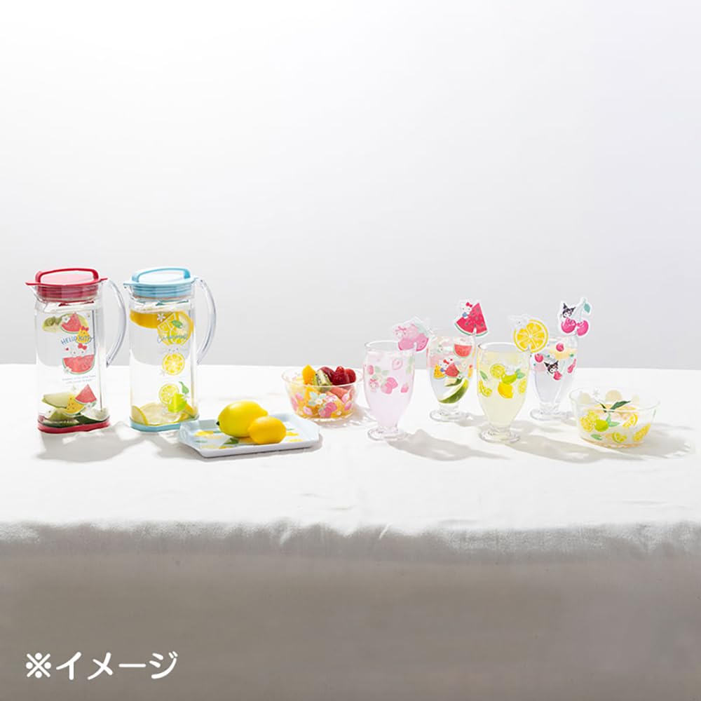 Sanrio Clear Bowl Colorful Fruit Hello Kitty Kitty Character x 13 x 13cm 115843 6.2