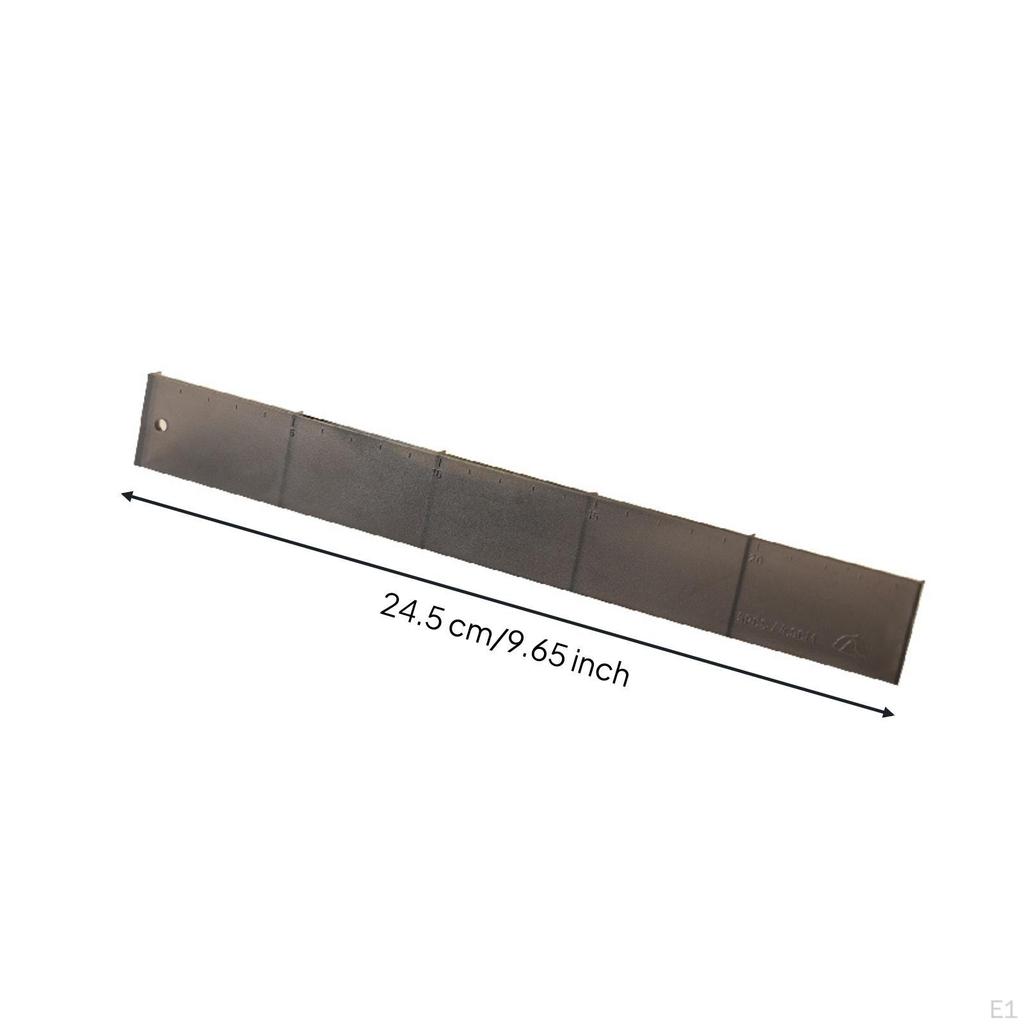 4 Pieces Cake Roll Slicing Ruler Engraved Portion Marker Translucent Culinary with