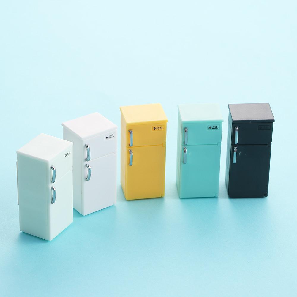 Dukkehus Tilbehør Simulasjon Kjøleskap 1:12 Dukkehus Miniatyr Dukkehus Dekorasjon